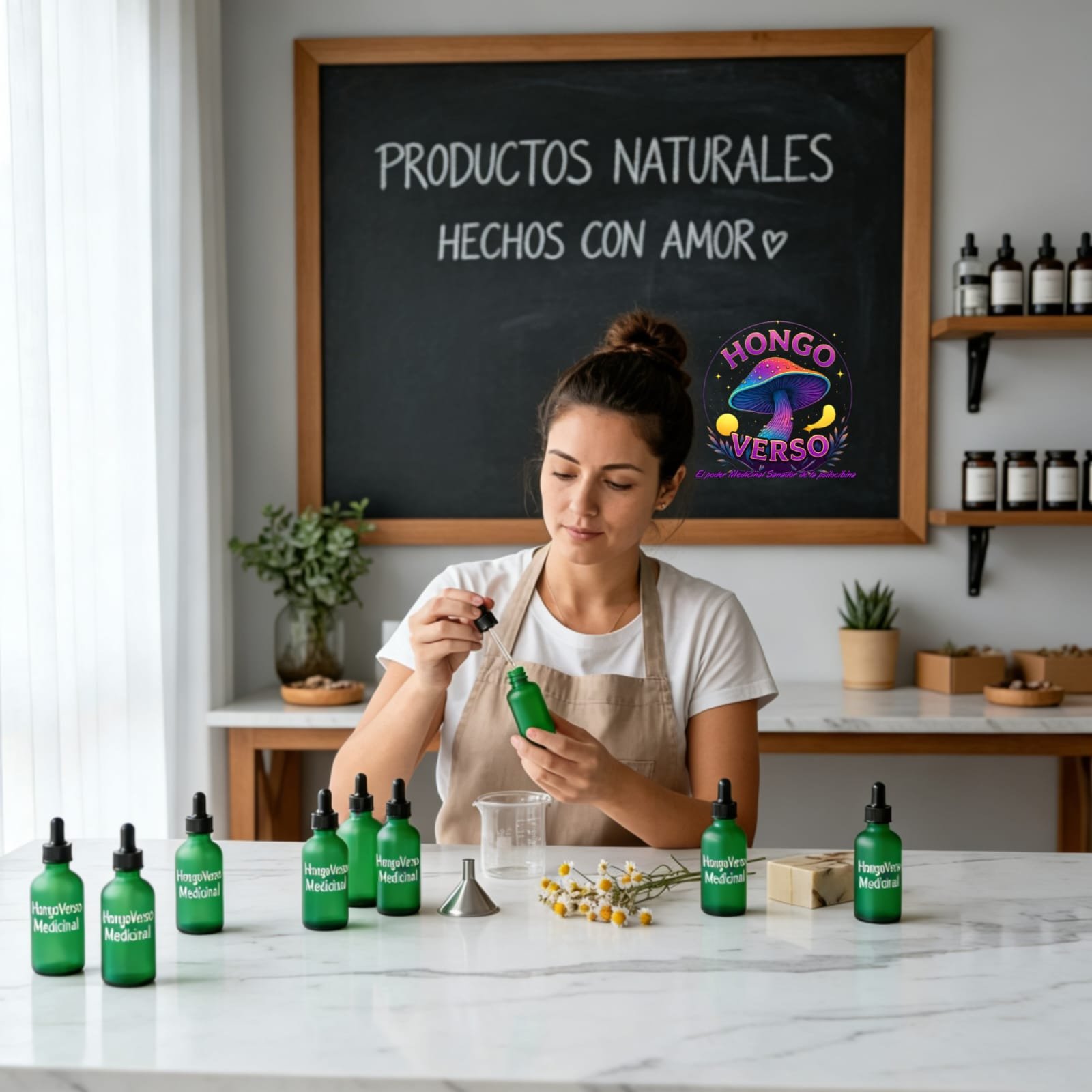 2 Goteros Extracto de hongos medicinales 50ml c/u - Imagen 2