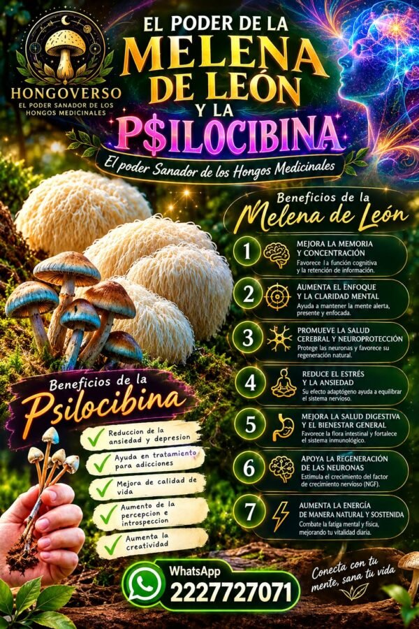 Melena de leon + Psi 30ml 2Extractos/tinturas/goteros